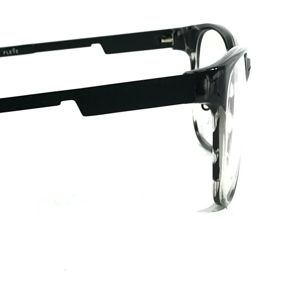 Fleye TILDA COL.033 Eyeglasses Frames Black Gray Horn Square MISSING NOSE PIECE